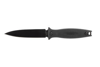 Kershaw Knives Secret Agent 4.4" Spear Point Blade with Plain Edge has a fixed blade